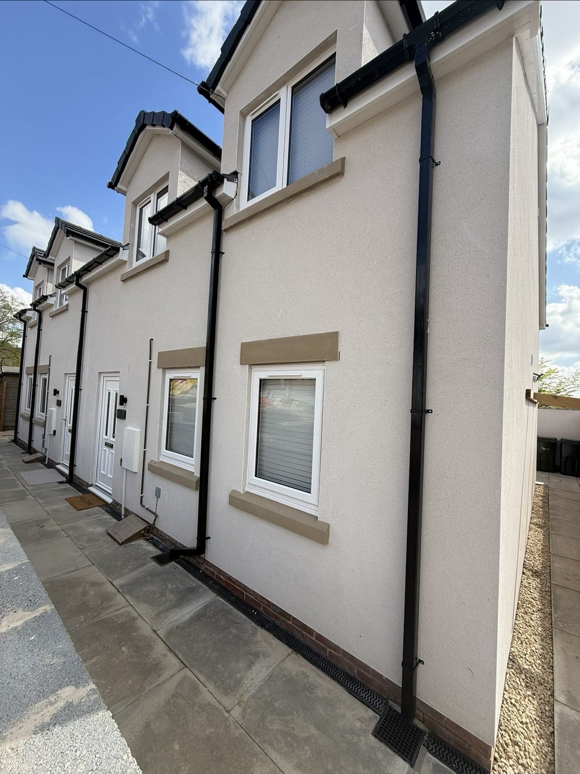 Recently completed new-build property refurbishment